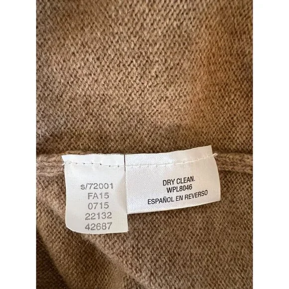 CHARTER CLUB LUXURY CASHMERE WOMENS V-NECK LONG SLEEVE SWEATER - Picture 6 of 6